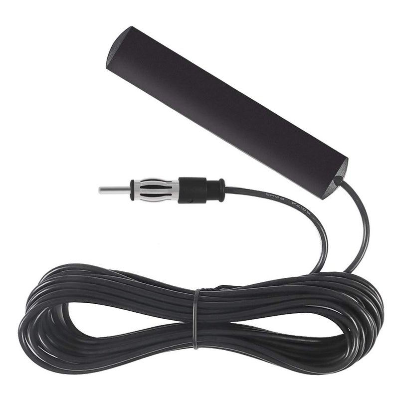 DORHEA Universal Radio Antenna Car Stereo AM FM Hidden Windshield Adhesive Mount Patch Antenna for Vehicle Truck SUV Car Stereo in Dash Head Unit CD Media Receiver Player Audio HD Radio Player Amplifier - Image 3